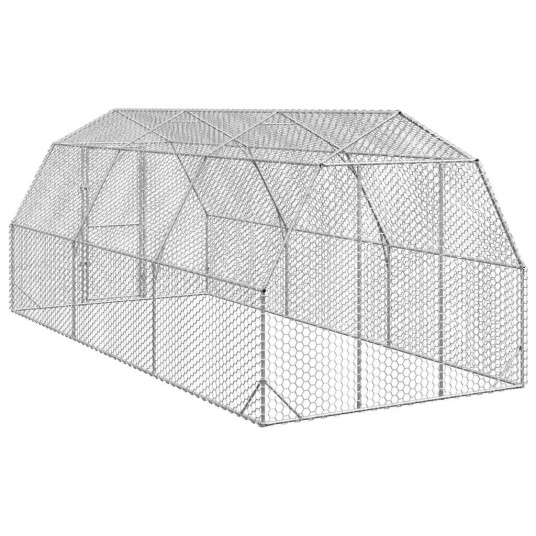 Kyllingløp 2.5X6X2.25 M Galvanisert Stål Kyllingløp 2.5X6X2.25 M Galvanisert Stål