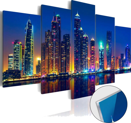 Bilde På Akryl Nights In Dubai 100x50 Artgeist sp. z o. o.