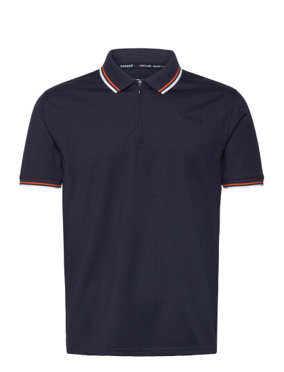 Sebago Ketch Performance Polo Pique - Navy - S