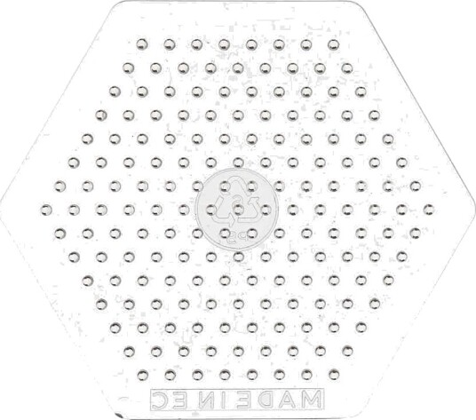 Perleplate Creativ Company 6 kantet 1 stk
