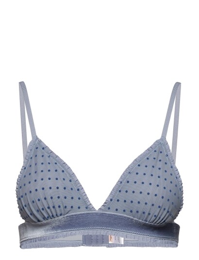 BECKSÖNDERGAARD Tassie Soft Dot Bra |Blå |XS BECKSÖNDERGAARD Tassie Soft Dot Bra |Blå |XS