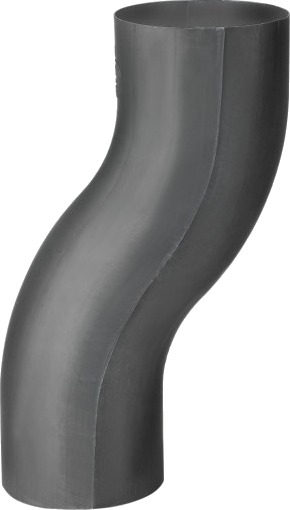 VMZINC Dobbelbøy ANTRA ZINC 80 mm grey