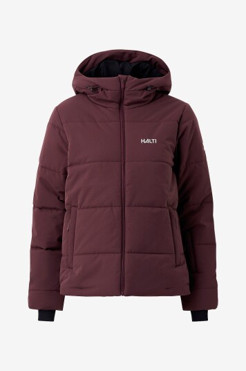 Halti Skijakke Ascale W Ski Puffer Jacket Rød