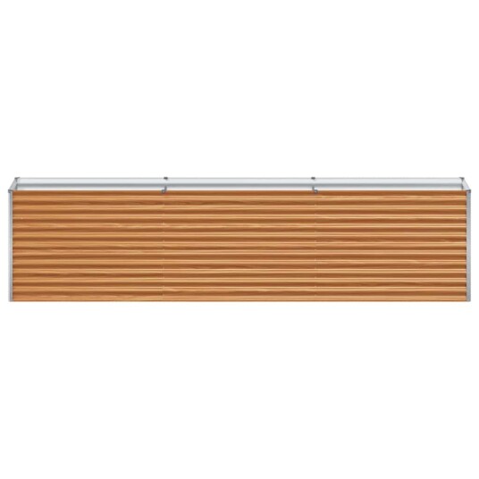vidaXL Høybed Lys Brun 290 x 50 x 68 cm Galvanisert Stål vidaXL Høybed Lys Brun 290 x 50 x 68 cm Galvanisert Stål