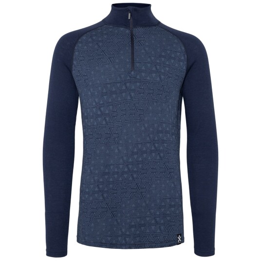 Bula Geo Merino Wool Halfzip Navy XL Bula Geo Merino Wool Halfzip Navy XL