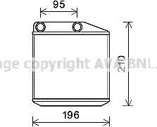 Varmeapparat register PRASCO FTA6313 Varmeapparat register PRASCO FTA6313
