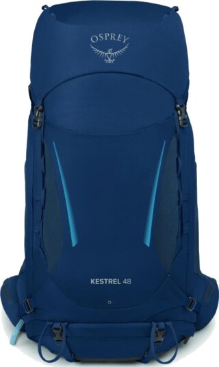 Osprey Kestrel 48 Tursekk Atlas Blue S/M med Vannavvisende Egenskaper