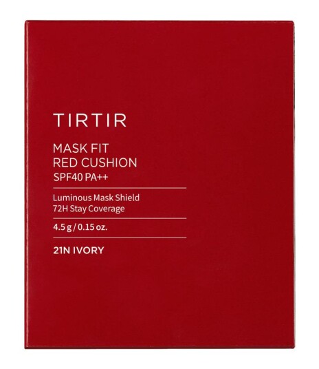 TIRTIR Mask Fit Red Mini Cushion Foundation 21N Ivory 4g med Hudpleiende Ingredienser
