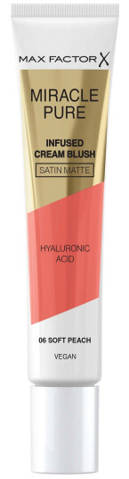 Max Factor Miracle Pure Infused Cream Blush 06 Soft Peach 15ml Max Factor Miracle Pure Infused Cream Blush 06 Soft Peach 15ml
