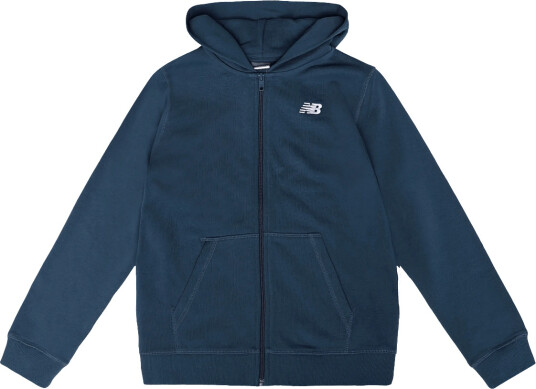 New Balance New Balance French Terry Small Logo Full Zip Hoodie Navy 134