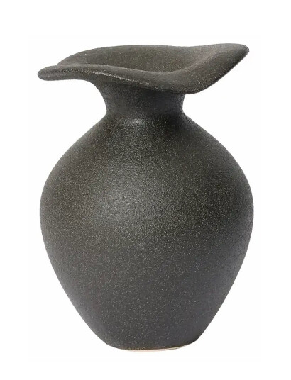 Broste Copenhagen Florentina Vase Xs Black H 14CM