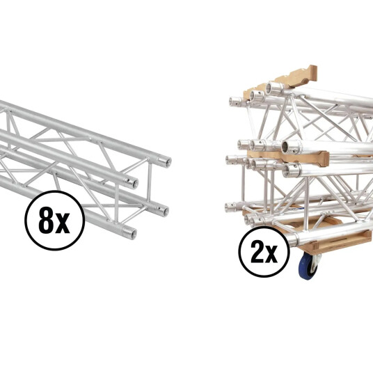 Alutruss Set Quadlock Ql-Et34-2000 & Truss Transport Board