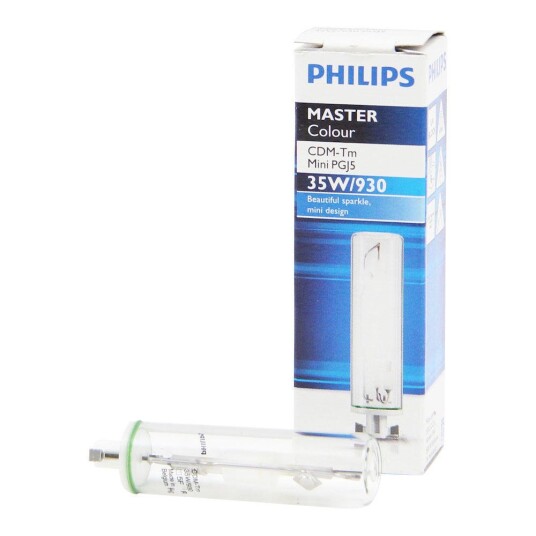 Philips MASTERColour PGJ5 CDM-Tm Elite Mini 35W - 930 varm hvit | beste fargegjengivelse Philips MASTERColour PGJ5 CDM-Tm Elite Mini 35W - 930 varm hvit | beste fargegjengivelse