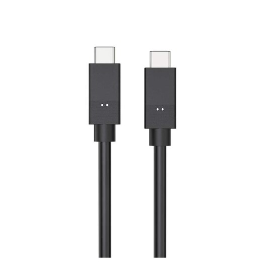 Gear kabel Usb c Til Usc c 3.1 5a/100w/10gb Gen 2 1,5m Svart