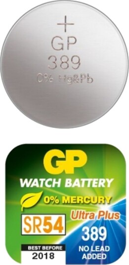 GP Batteries 389 / 390 / AG10 / LR54 / LR1130 Silveroxid GP Ultra Plus