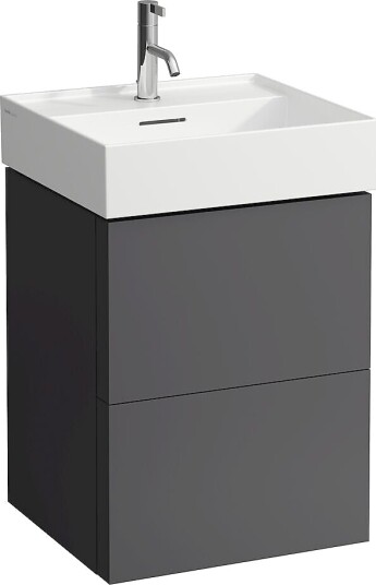 Laufen Kartell Servantskap med 2 skuffer 480x600 mm Skifergrå Laufen Kartell Servantskap med 2 skuffer 480x600 mm Skifergrå