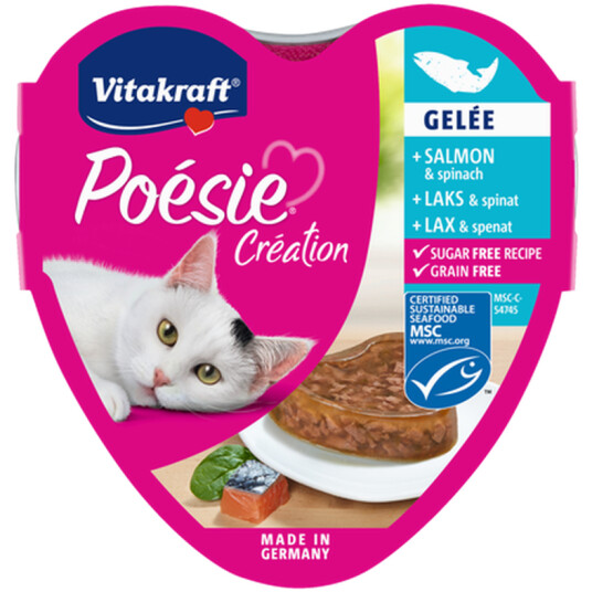 Poesie Laks Og Spinat 85G
