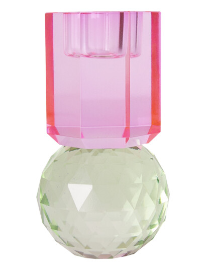 C"est Bon Krystal Lysestage - Green - ONE SIZE 6