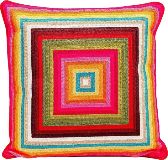 KARE Design   Pute Artistic Square 50x50cm   Flerfarget