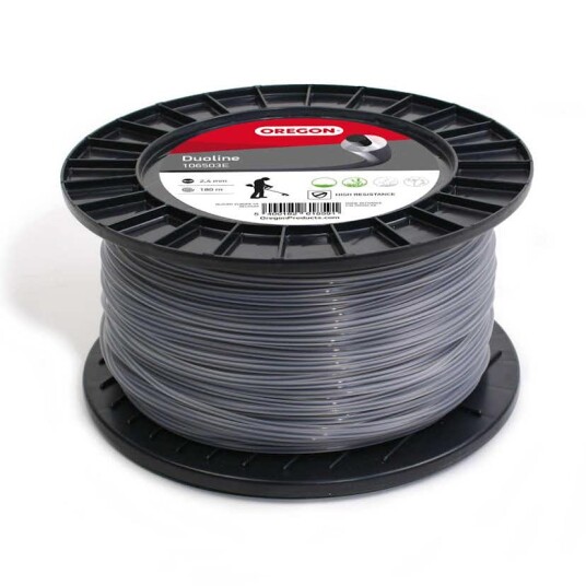 Trimmertråd Oregon Duoline 2,4 mm x 180 m