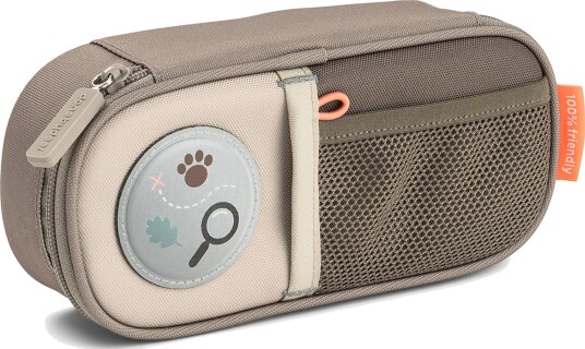 Done by Deer Pencil Case Tiny Trails Sand Grey 22X 10.5X H 6CM