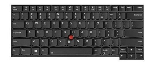 Lenovo Chicony - Brbart tastatur - til utskifting - Tysk - Svart