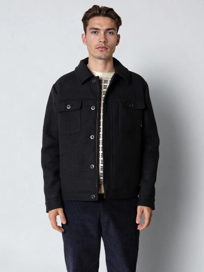 Clean Cut Copenhagen Luke Wool Jacket Blå XXL