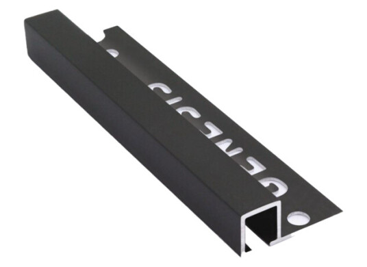 GENESIS UTV. HJØRNELIST 10 MM FIRKANT TDP MATT SORT