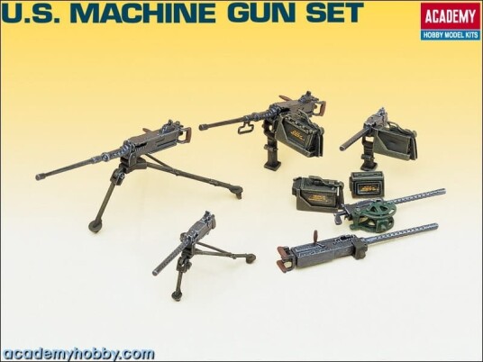 Academy 1/35 U.S. Machine Gun Set