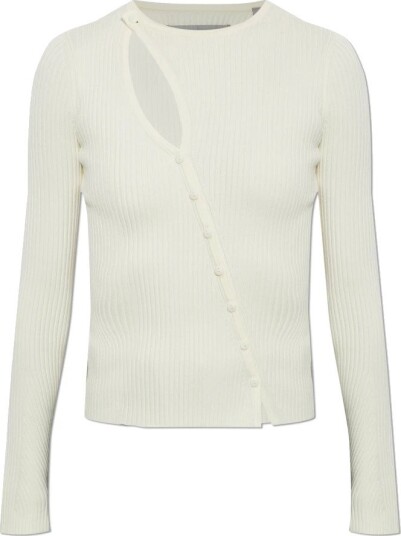 AllSaints Dame Strikkevarer Beige M,