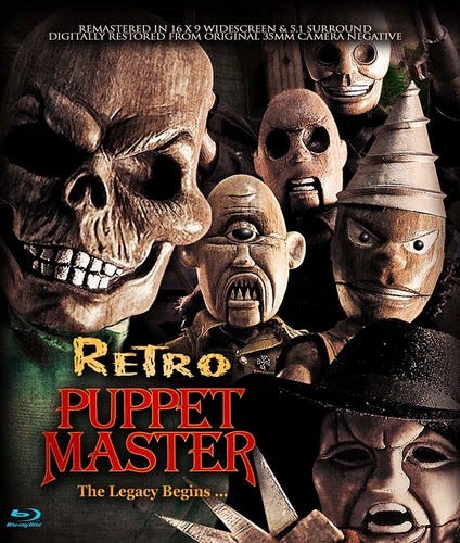 Retro Puppet Master Bluray