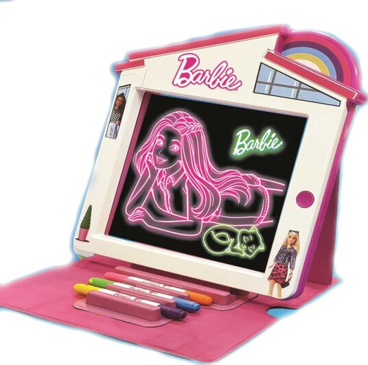 Barbie Premium Glow Skrivetavle Med LED-lys 3+ År Dreamhouse