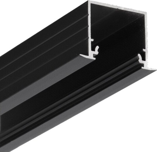 Topmet 1m aluminiumsprofil LINEA IN20 EE7F/U7 Sort anodisert innfelt LED skinne Topmet 1m aluminiumsprofil LINEA IN20 EE7F/U7 Sort anodisert innfelt LED skinne