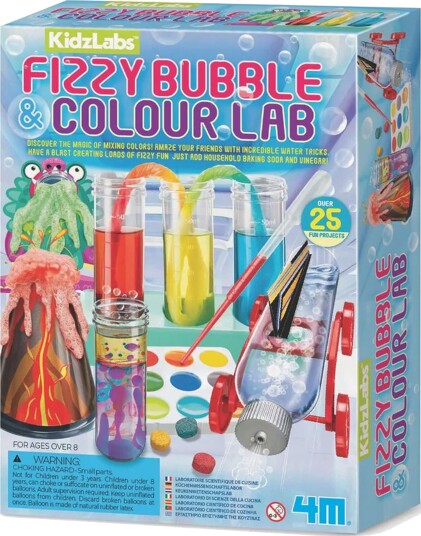 4M KidzLabs Eksperimentsett Boble- Og Fargelaboratorium