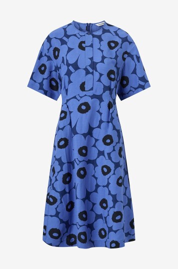 Marimekko Kjole Vuosi Unikko Blå