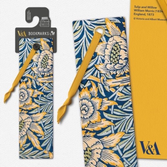 V&A Bookmark Tulip & Willow