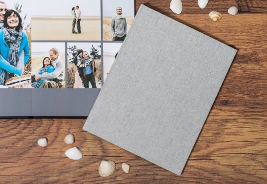 Smartphoto Fotobok Med Personlige Bilder Large Stående - Hard Perm Lin | 22.00 x 28.10 cm