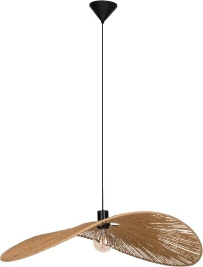 Eglo Siruela Pendellampe 800×600 E27 Sort/Natur Fsc