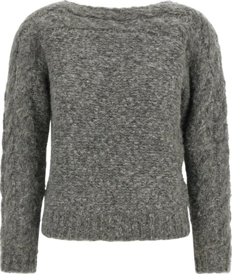 Isabel Marant Dame Strikkevarer Grå 2XS,