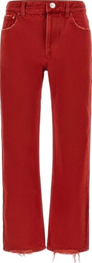 Isabel Marant Dame Jeans Rød M,