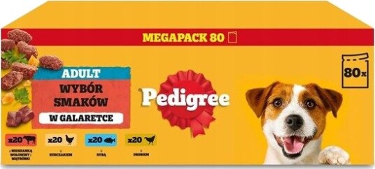 Pedigree Smaksvalg Med Grønnsaker I Gelé Våtfôr Til Hund 80X100 G Pedigree Smaksvalg Med Grønnsaker I Gelé Våtfôr Til Hund 80X100 G