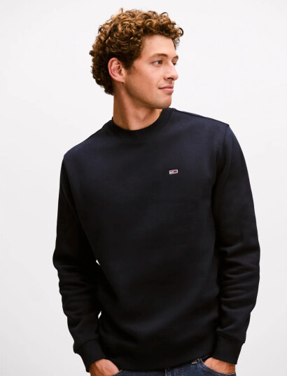 Tommy Hilfiger Essential Fleece Crewneck - Navy - M Tommy Hilfiger Essential Fleece Crewneck - Navy - M