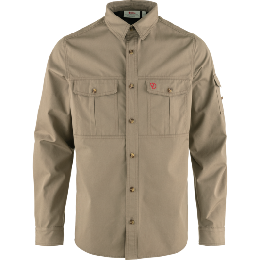 Fjellreven Singi Trekking Shirt Herre Suede Brown S