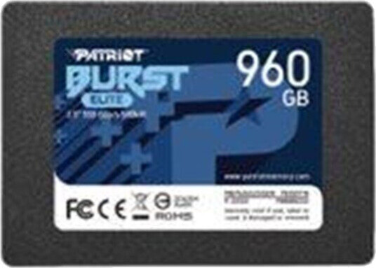 Patriot Burst Elite SSD - 960GB - SATA-600 - 2.5" Patriot Burst Elite SSD - 960GB - SATA-600 - 2.5"