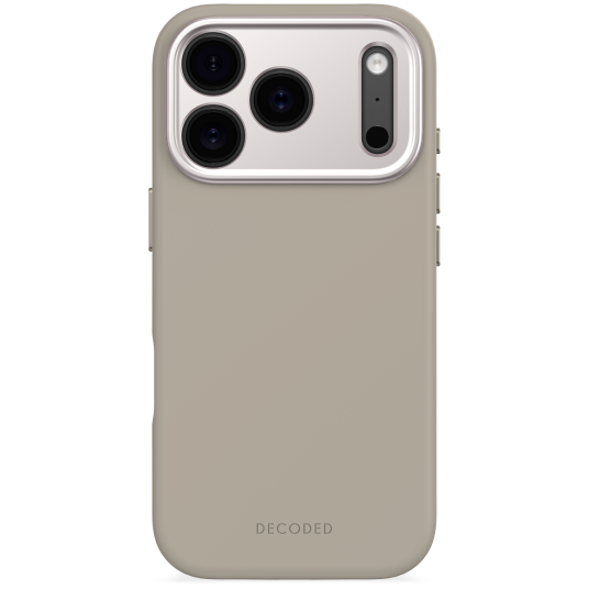 Decoded MagSafe Silikondeksel til iPhone 17 Pro - Antimikrobielt Soft Taupe