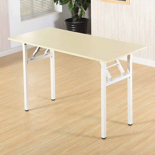 Sammenleggbart skrivebord 120x60x75cm Hvit eik