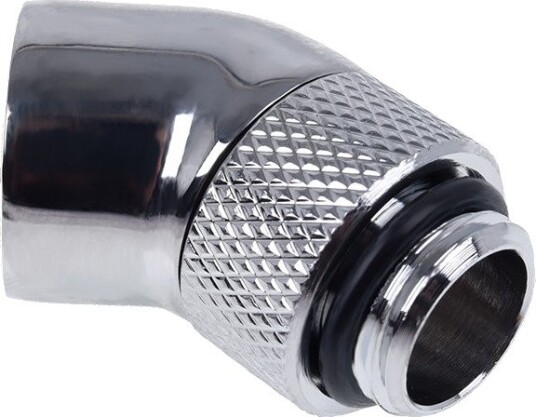 Alphacool Roterende Adapter 45° for Vannkjøling Krom