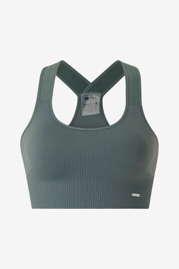 Aim'n - Sports-bh Black High Support Ribbed Bra - Grønn Aim'n - Sports-bh Black High Support Ribbed Bra - Grønn