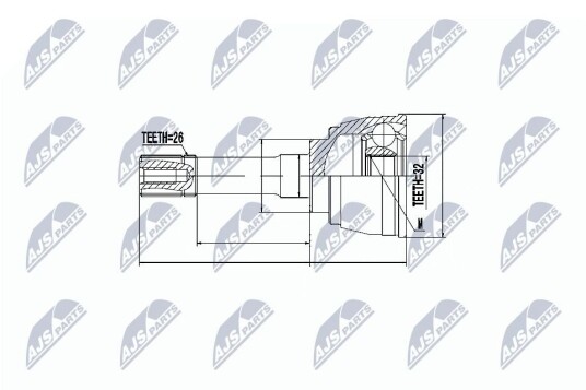 Nty Drivknute drivaksel NTY NPZ SU 030