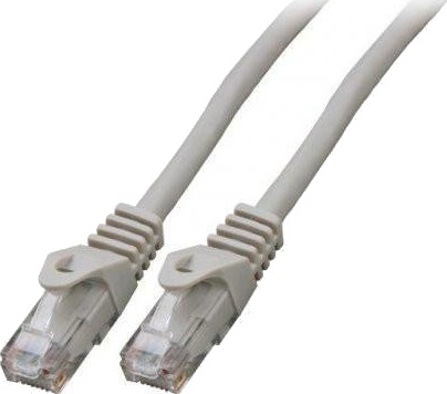Koppeledning Kat6 Utp Grå 5,0 M Halogenfri 2X4xawg24
